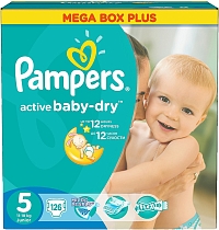���������� Pampers Active Baby-Dry 5 [Active Baby-Dry 5 / 126 pcs]