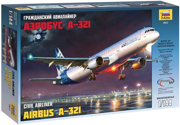 ������� ������ Zvezda Airbus A-321 (1:144)