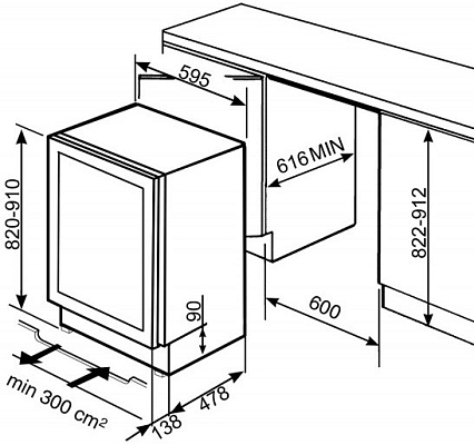 ������������ ������ ���� Smeg CVI 338
