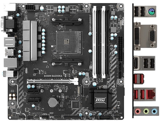 ����������� ����� MSI B350M BAZOOKA