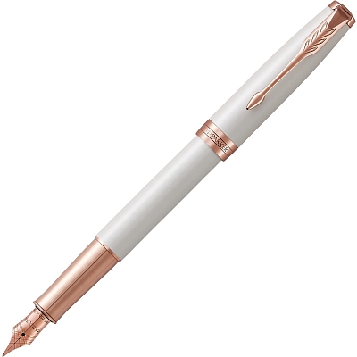 ����� Parker Sonnet Premium F540 Pearl White GT